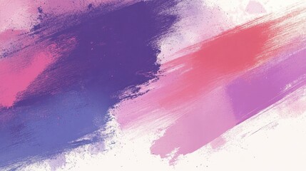 Leinwandbilder - Abstract colorful brush strokes in purple and pink capturing artistic expression and vibrant textures for creative projects and backgrounds.