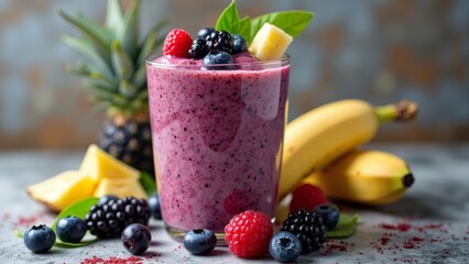 Sticker - A delicious and refreshing blend of frozen fruit