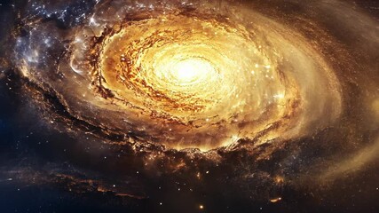 Wall Mural - spiral galaxy at night