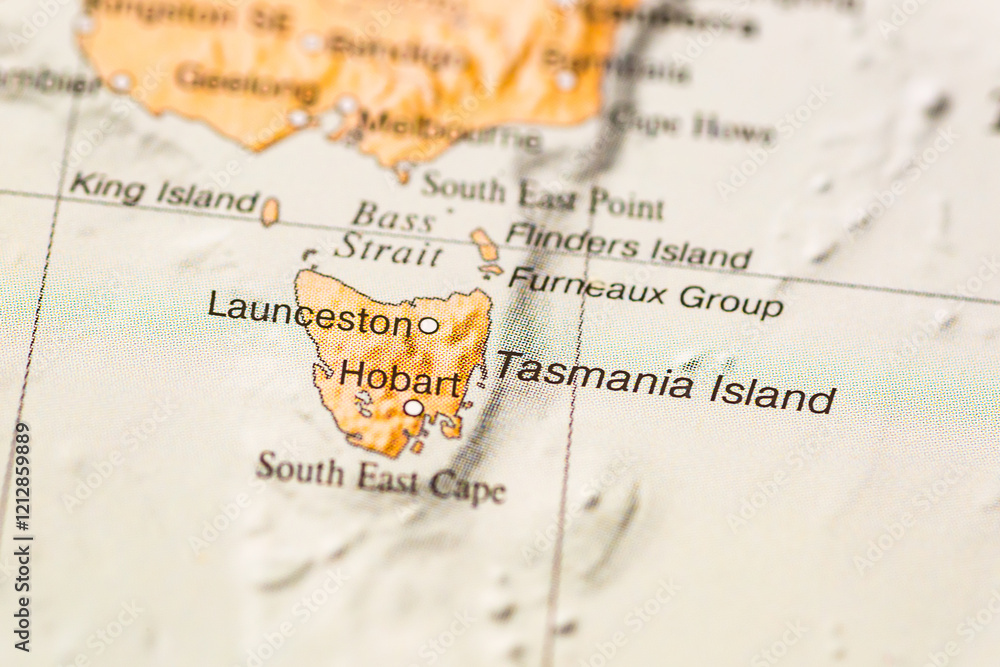 World Map Tasmania Island On The Map World Tourism 1000 F 1212859889 