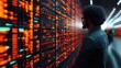 © Inkreatif - Exploring the Digital Frontier: A Journey into the Heart of Data Centers, Witnessing the Brilliance of Server Lights Illuminating the Night