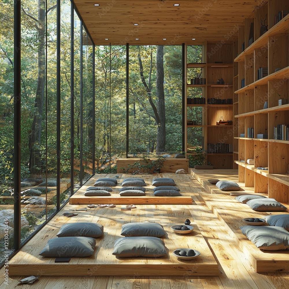 A tranquil collaborative learning space in a remote, offgrid area ...