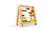 © Nataly - Wooden abacus with colorful beads on a white background