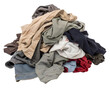 © anastasia_7em - pile of dirty clothes, soft focus isolated on the transparent background