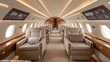 © M_H_L - Luxurious Private Jet Airplane Interior Cabin