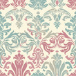 © Vector Queen - Damask Vintage Retro Victorian Seamless Pattern, vector illustration 20