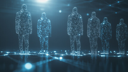 Hacker are planning to hack and attack networks and cyber security systems.team people innovation connection of line from nail node to node on map background , networking concept