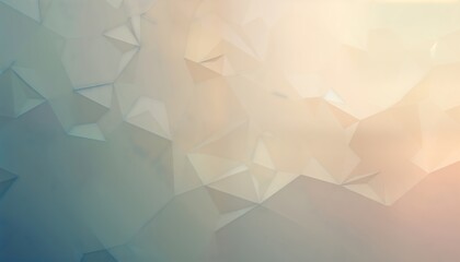 Fototapete - Abstract background with subtle polygonal shapes in neutral colors. Modern geometric design. Calm, clean aesthetic. Minimalist pattern. Suitable for various applications like wallpaper graphic design.