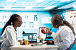 © DC Studio - Medic practitioner and girl meeting in the office for cardiology results evaluation, focusing on preventive care management in a professional setting. Health care services in the industry.