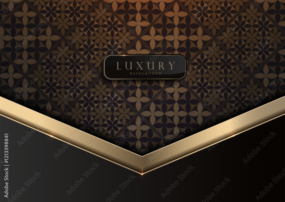 Luxury abstract black gold background with diagonal lines and graphic ...