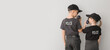 © Pixel-Shot - Cute little police officers on light background