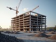 © SwathiFX - A large concrete building under construction