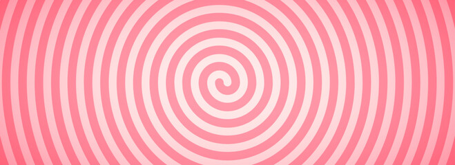 candy color spiral pattern background. creamy pink rotating swirl wallpaper. spinning vortex for ban
