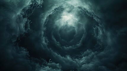 Wall Mural - Abstract black hole with a supernova explosion nearby, Black hole abstract in the universe with a dark nebula.