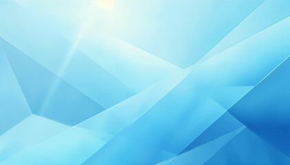 Abstract Blue Wave Background with Smooth Lines - a Futuristic Digital Art Design