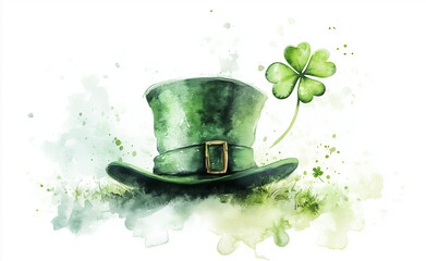 Wall Mural - st patricks day hat