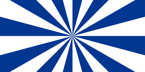 Poster - Abstract swirling shades of blue and white. Background design vector template, spiral design. Sunburst beam light vintage shine and graphic summer explosion pattern. Sunrise isolated glow striped