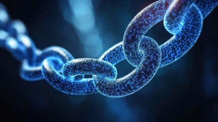 Abstract representation of smart contracts technology