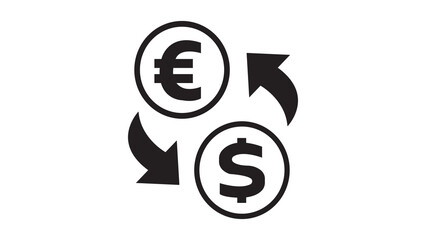 Wall Mural - money exchange icon