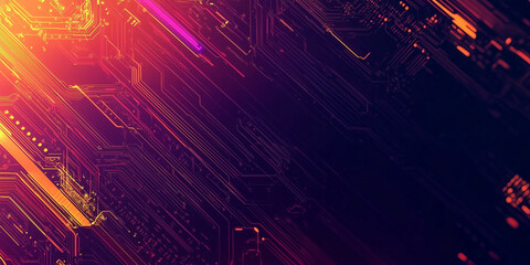 Software development, digital technology concept. Software developer, coding web banner or background	
