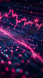 © Muhammad - Composite image of stock graph with magnified intricate details
