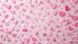 © afif - Pink paper hearts background, Valentine's Day, love, design