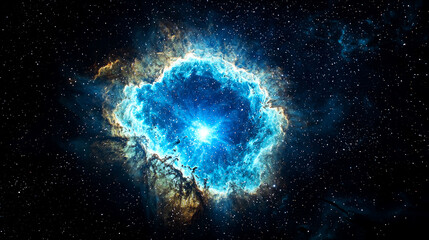 Wall Mural - Cosmic Nebula: A Celestial Tapestry of Stars and Stardust