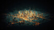 © Worakit - futuristic cityscape illuminated by glowing lights, showcasing advanced technology and smart grid systems
