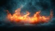 © JuanB - Abstract fiery clouds against a dark backdrop