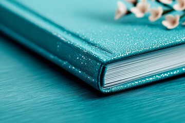 Aufkleber - close up of an book