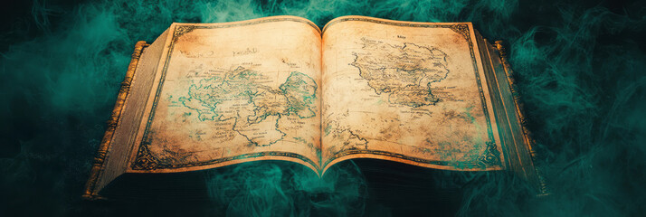 Aufkleber - old book cover