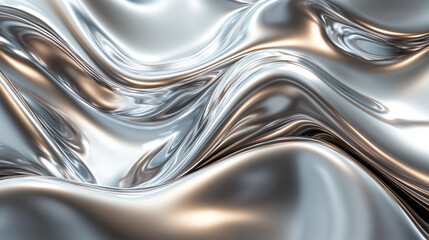 Wall Mural - abstract liquid metal fluidity fluid lines distorted lines. abstract futuristic shapes in the air.