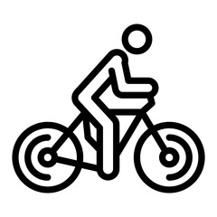 Wall Mural - Cycling Vector Design Icon Style