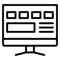 Programming Vector Design Icon Style