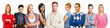 © Robert Kneschke - Panorama aus jungen zufriedenen Leuten