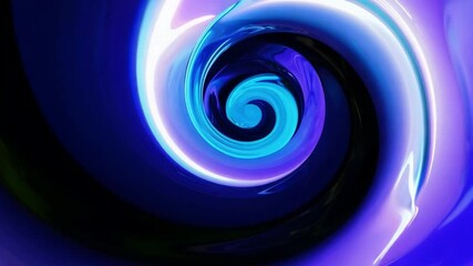 Leinwandbilder - A mesmerizing swirl of glossy colors creates an abstract visual experience. The dynamic motion gives depth and richness to the composition, enhancing the vibrant hues.