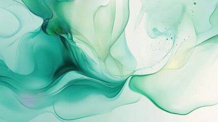 Wall Mural - abstract blue and white liquid flow
