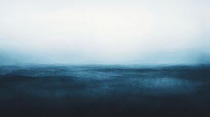 Wall Mural - gentle gradient tones over mountain peaks at sunrise
