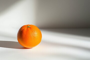 Wall Mural - Orange mandarin or tangerine fruit isolated on white background.