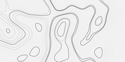 Wall Mural - Abstract stylized height topographic contours map line background. Background abstract shapes flat colors and outline, Concept topographic map out line.  