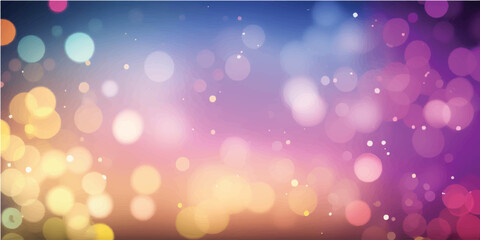 abstract background.abstract colorful bokeh background. Abstract Yellow Violet Glitter Christmas Light blurred background. abstract shiny vintage background . 