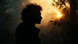© satsatsat.studio - Sunset Silhouette Person Profile Nature Photography
