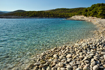 Wall Mural - Croazia - Isola di Vis: Spiaggia di Srebrna