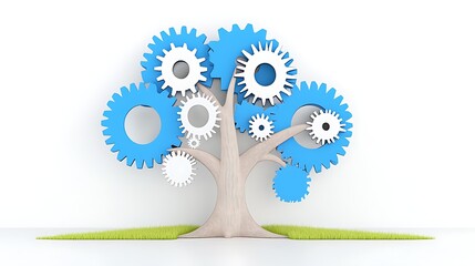 Gear Tree  Teamwork  Innovation  Mechanism  Growth