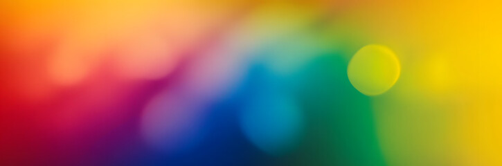 Sticker - Abstract Blurred gradient rainbow color. LGBTQ  background.