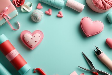 Poster - a diy paper craft project featuring various handmade paper decorations and c