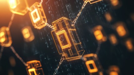 High Contrast Visual of Blockchain Development Tools