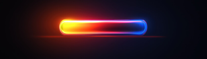Wall Mural - vibrant glowing progress bar with colorful light effects