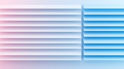  Bright minimalist vents evenly spaced on a gradient blue and white background