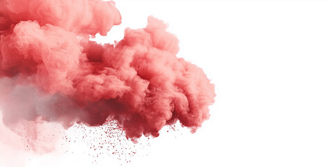 Wall Mural - Pink powder explosion background